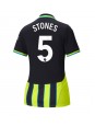 Manchester City John Stones #5 Zenski Gostujuci Dres 2024-25 Kratak Rukavima